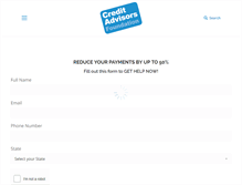 Tablet Screenshot of creditadvisors.org
